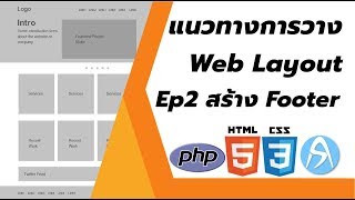แนวทางการวาง Web Layout Ep1 สร้าง Navbar