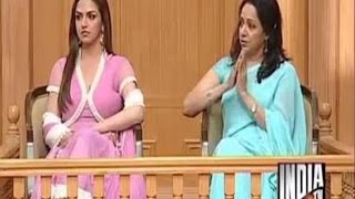 Hema Malini with Esha Deol in Aap Ki Adalat (Part 2) - India TV