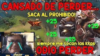 SMASH CANSADO DE PERDER SACA SU PROHIBIDO BREWMASTER " PORQUE SIEMPRE ME TOCA EL MOJON" - DOTA 2