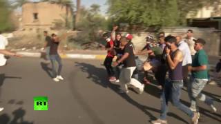 Anti-govt protesters clash with Iraqi forces in Baghdad