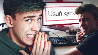 USUNĄŁEM KANAŁ MAMY (Wyzwania Widzów #1)
