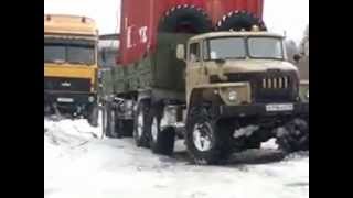 Зимник.Вытаскиваем Урал.