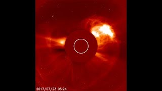 На Солнце произошла мощная вспышка 23 07 17