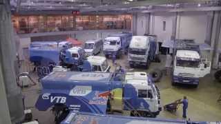 Dakar 2015 - Russian KAMAZ Master team was preparing and testing
