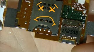 Замена сим коннектора SONY ST26i