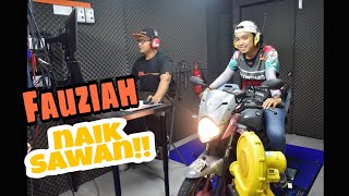 FZ150i ladybiker naik dyno dengan Tuneboss ECU