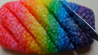 Радужные Слаймы АСМР видео/Rainbow slime ASMR videos.