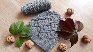 Шапка, варежки спицами. Вязание + розыгрыш подарка. Часть 4. Макушка.