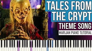 #HalloweenWeek | How To Play: Tales From The Crypt - Theme Song | Piano Tutorial