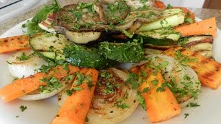 Ну, оОчень вкусные овощи на гриле (сковороде) - от шефа