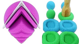 Super Satisfying and Relaxing Kinetic Sand Cutting ASMR Compilation Video #3!