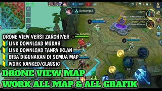 UPDATE!! DRONE VIEW MOBILE LEGENDS TERBARU 2020 - WORK ALL MAP, LINK TANPA IKLAN