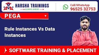 Difference between rule and data instances in pega/ For Pega Training Call/whatsapp  +919652532753