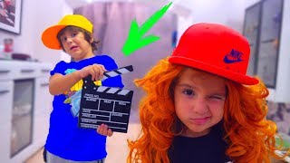Камиль САМ СНЯЛ ФИЛЬМ! Аминка СИЛЬНО РАЗОЗЛИЛАСЬ! Для Детей kids children
