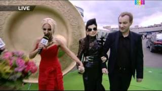 Диана Гурцкая на красной дорожке "Премии Муз-ТВ 2012"