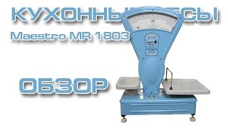 Обзор кухонных весов Maestro MR 1803