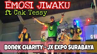 keren.!Cak Tessy Nyanyi ft Bharawangsa Band live Cover Lagu Emosi Jiwaku | Bonek Charity JX Expo Sby