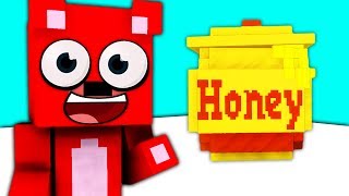 ЖЕЛЕЙНЫЙ МИШКА ВАЛЕРКА И ВКУСНЫЙ МЁД В МАЙНКРАФТ | ЖИЗНЬ ВАЛЕРКИ MINECRAFT MOD ~ НУБ УЧЕНЫЙ МОД