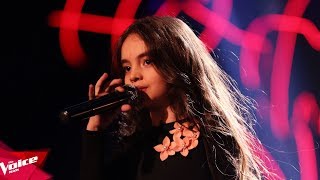 Sajana - Send my love | Audicionet e Fshehura | The Voice Kids Albania 2018