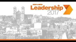 NDP Leadership 2017 Debate - St John's // Débat de la course au leadership du NPD - Saint-Jean
