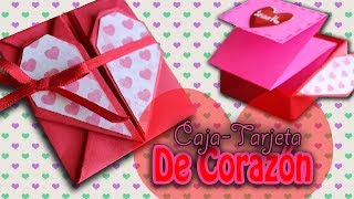 Carta de corazón plegable para San Valentín