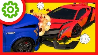 Мультики про машинки. Развивающий мультфильм как вести себя на дороге. все детям
