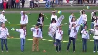 1.05.2014 Флешмоб "Єдина україна". Новомиргородська ЗШ №1