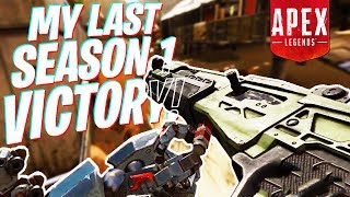 My LAST Season 1 Victory! - PS4 Apex Legends!