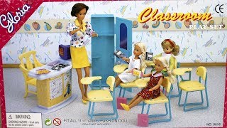 Классная комната для кукол/ Школа - Игровой набор Gloria