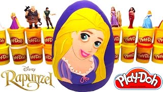 Ovo Surpresa Gigante da Rapunzel em Português Brasil de Massinha Play Doh
