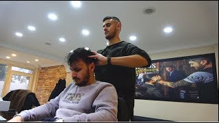 ASMR Barber Massage Therapy | Facial Care | Head Massage | Face Massage | Back Massage