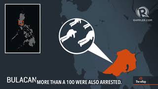 PNP kill 13 drug suspects, arrest over 100 as Duterte quits ICC