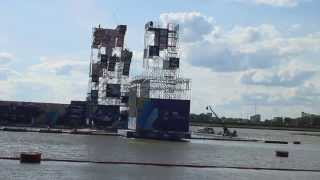 прыжки в воду с 27 метрового трамплина  MVI 7325 набережная реки казанка