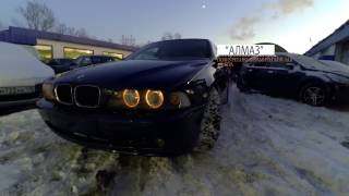 Тюнинг BMW 5 er 39 покраска в королевском синем цвет. Жидкая резина Rubber paint + лак Алмаз