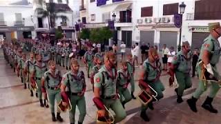 Día de Jesús 2017 - Visita a las Iglesias - Legión y Boinas Morás - Alhaurín el Grande