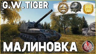5000 ДАМАГА НА 9-ой АРТЕ! G.W.Tiger на карте МАЛИНОВКА