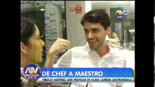 Chef Virgilio Martínez es Co-Fundador de la carrera de Gastronomía y Gestión Culinaria de la UPC