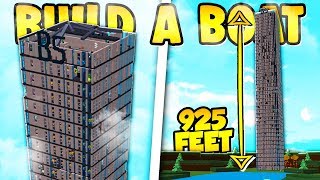 Build a Boat SKYSCRAPER!!!