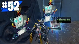 PUCE DE DECRYPTAGE 52 : UTILISER L'AEROSOL ROBOT A L'INTERIEUR D'UNE USINE DE ROBOTS SUR FORTNITE
