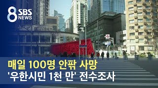 매일 100명 안팎 사망…'우한시민 1천 만' 전수조사 / SBS