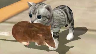 СИМУЛЯТОР Маленького КОТЕНКА #1 мультяшный побег на канале пурумчата
