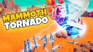 CRAZY MAMMOTH TORNADO | TABS MODDED GAMEPLAY