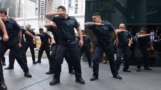 New Zealand Firefighters perform Haka to honor 9/11 first responders