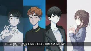 [Nightcore] BTS (방탄소년단), Charli XCX - DREAM GLOW