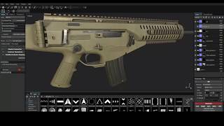 Texturing  Beretta Arx160 Substance Painter