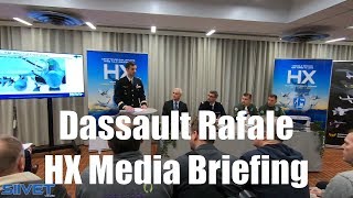 HX Challenge: Dassault Rafale Media Event In Full - HX Fighter Program Candidate