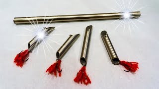 Самодельная блесна на судака. Блесна из трубки своими руками.