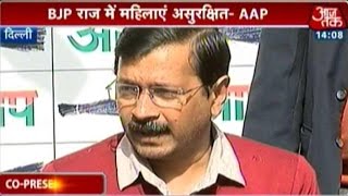 Delhi became more unsafe for women under BJP rule: Kejriwal