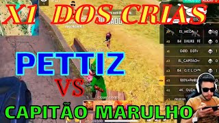 X1 PETIIZ X CAPITÃO MARULHO, X1 DOS CRIAS NA LIVE DO BUXEXA!#2 FREE FIRE