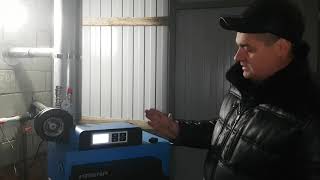 Полуавтоматический котел Zota Magna, работа котла на одной закладке более суток